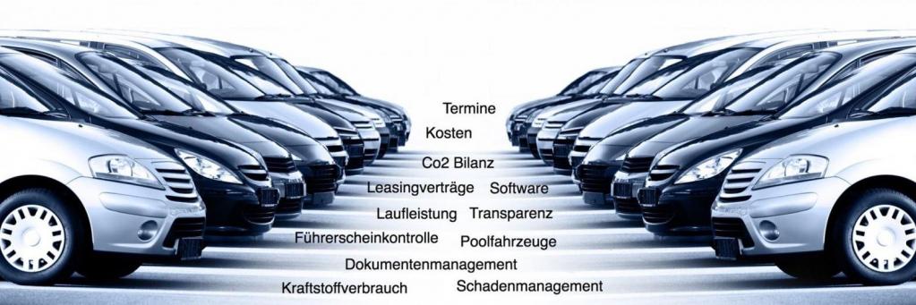 Fuhrpark - Parkplatz mit Autos